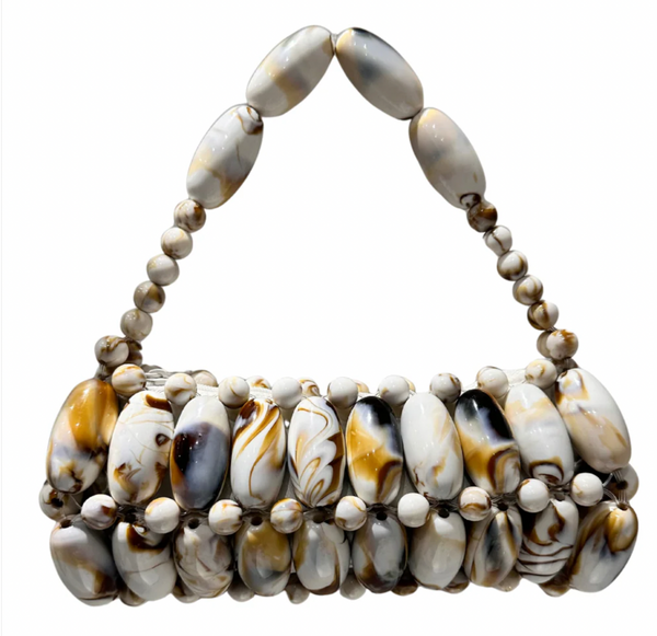 Cream Marble Bag
